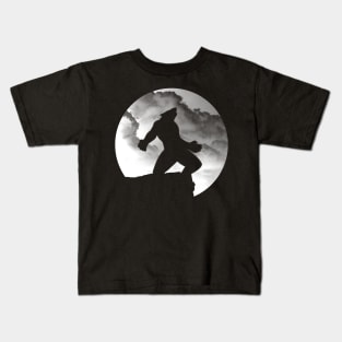 Wolf on the Edge Kids T-Shirt